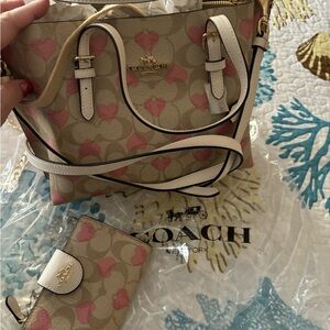 Coach Pink Heart Women's Bag